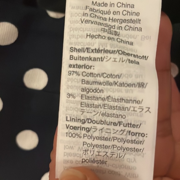 J crew 00 polka dot pencil skirt - Picture 6 of 6